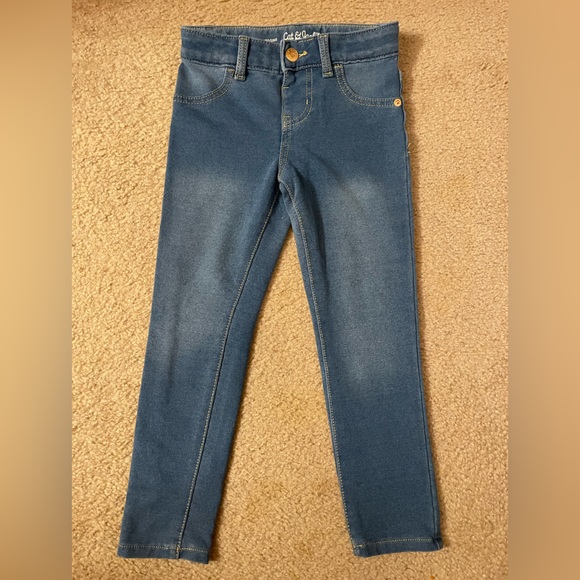Cat & Jack Girls Jeggings with Adjustable Waist-Size XS (4/5)-Excellent cond - Picture 2 of 8